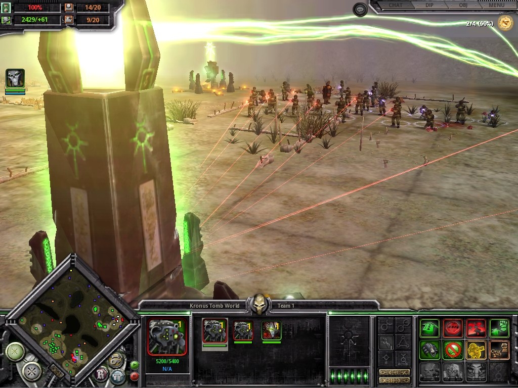 Скриншот из игры Warhammer 40.000: Dawn of War - Dark Crusade под номером 22