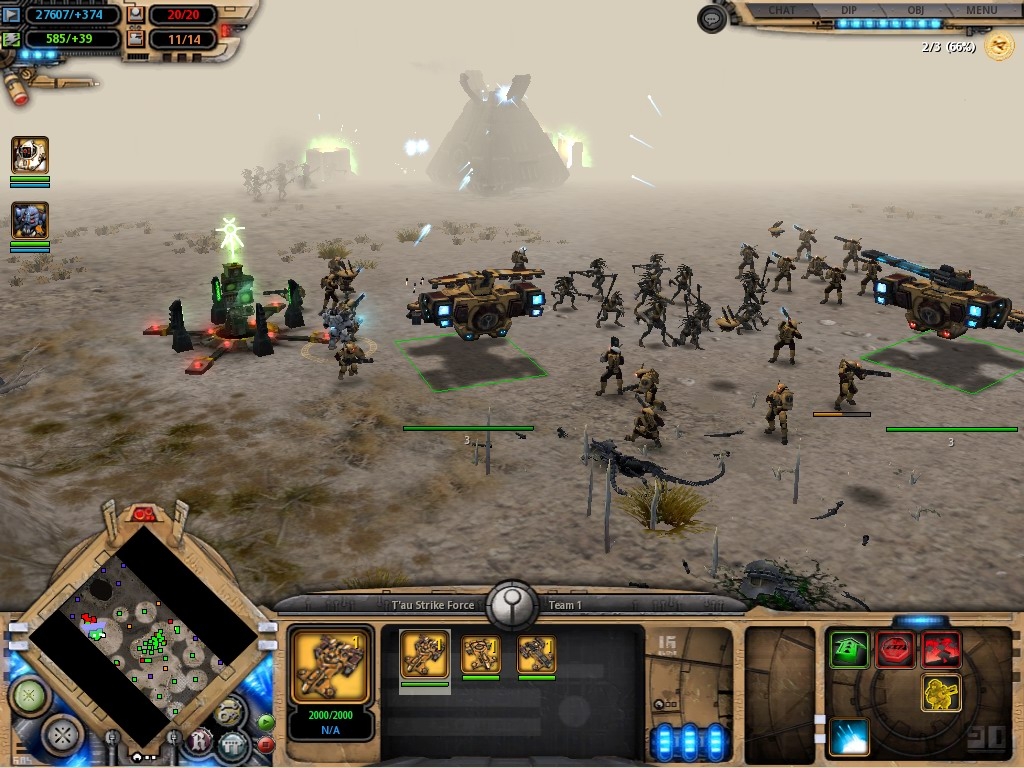 Скриншот из игры Warhammer 40.000: Dawn of War - Dark Crusade под номером 23