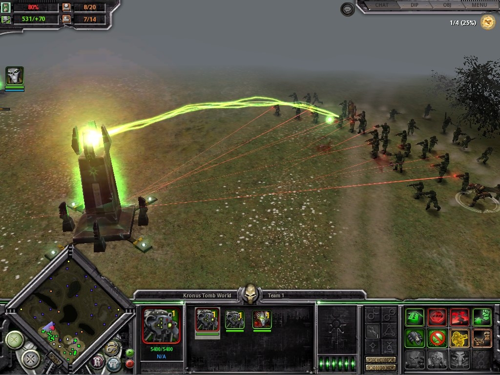 Скриншот из игры Warhammer 40.000: Dawn of War - Dark Crusade под номером 25