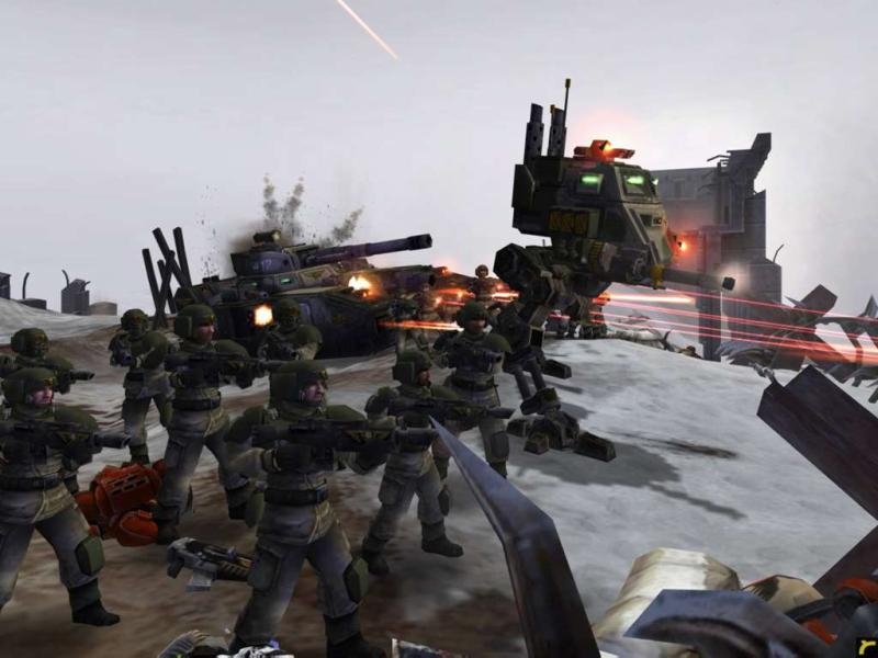 Скриншот из игры Warhammer 40.000: Dawn of War - Winter Assault под номером 10