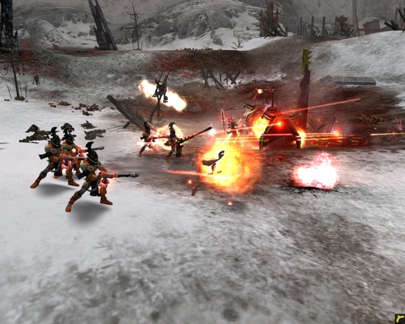 Скриншот из игры Warhammer 40.000: Dawn of War - Winter Assault под номером 17