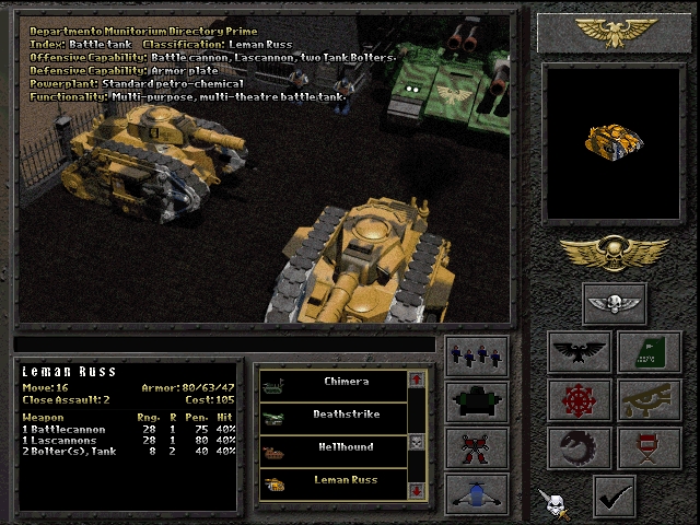Скриншот из игры Warhammer 40.000: Final Liberation под номером 1