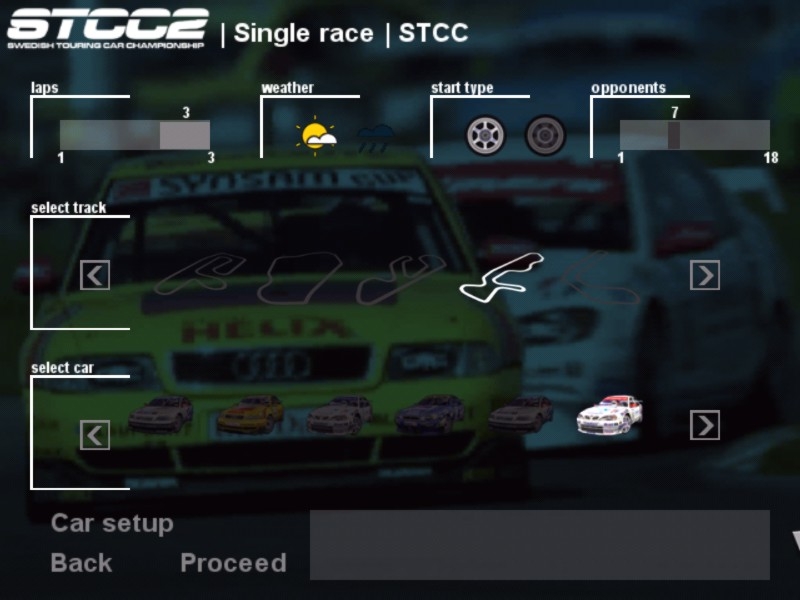 Скриншот из игры Swedish Touring Car Championship 2 под номером 1