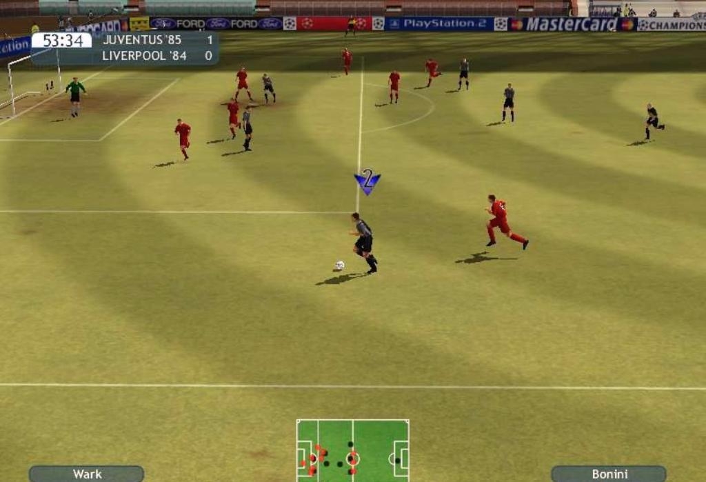 Скриншот из игры UEFA Champions League:Season 2001/2002 под номером 14