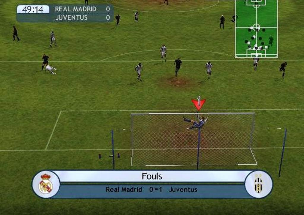 Скриншот из игры UEFA Champions League:Season 2001/2002 под номером 15