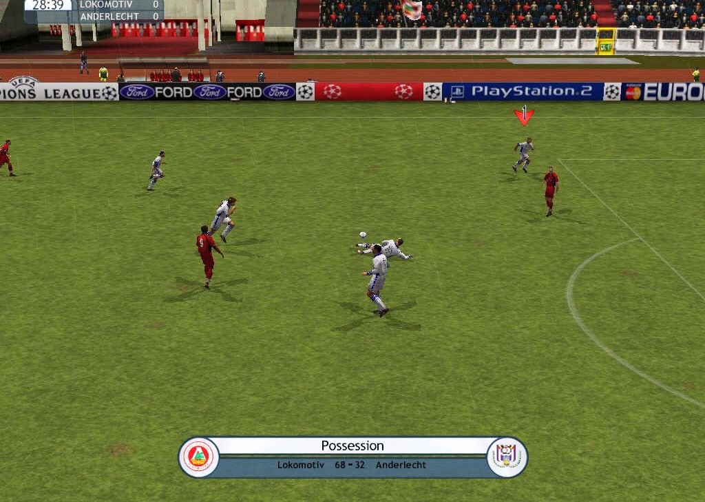 Скриншот из игры UEFA Champions League:Season 2001/2002 под номером 17