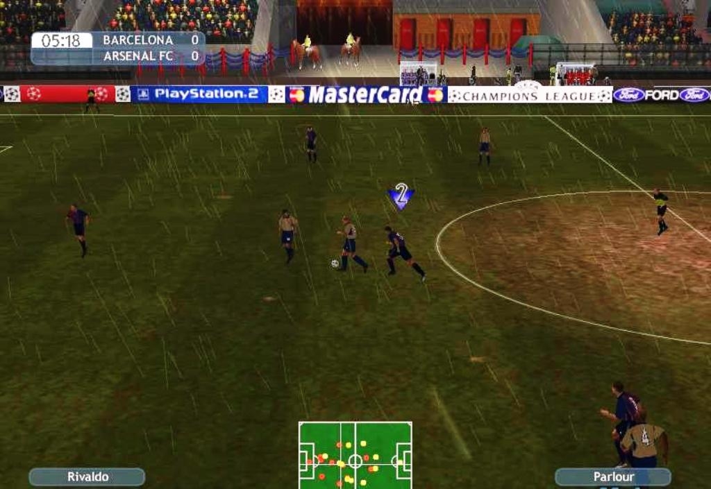 Скриншот из игры UEFA Champions League:Season 2001/2002 под номером 29