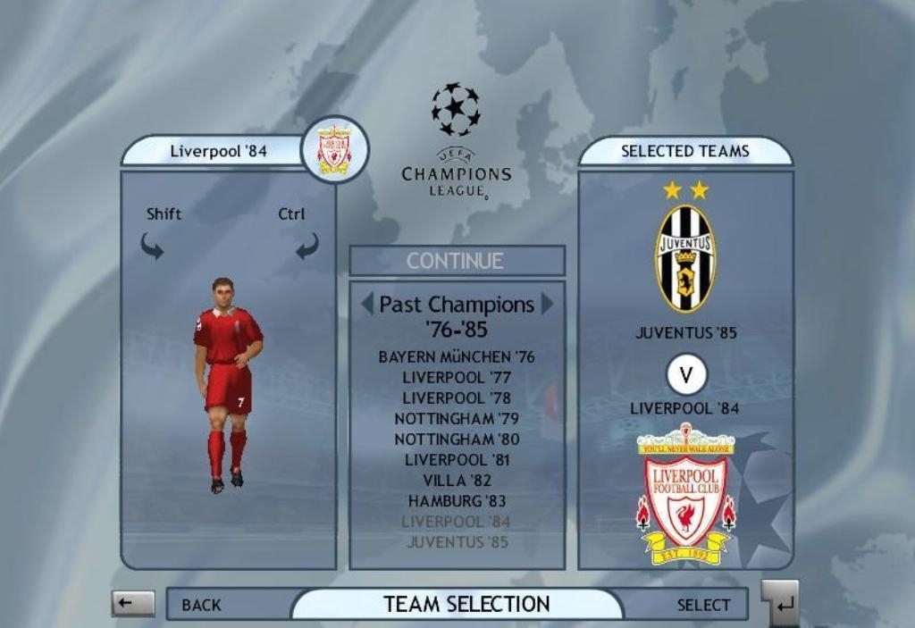 Скриншот из игры UEFA Champions League:Season 2001/2002 под номером 3