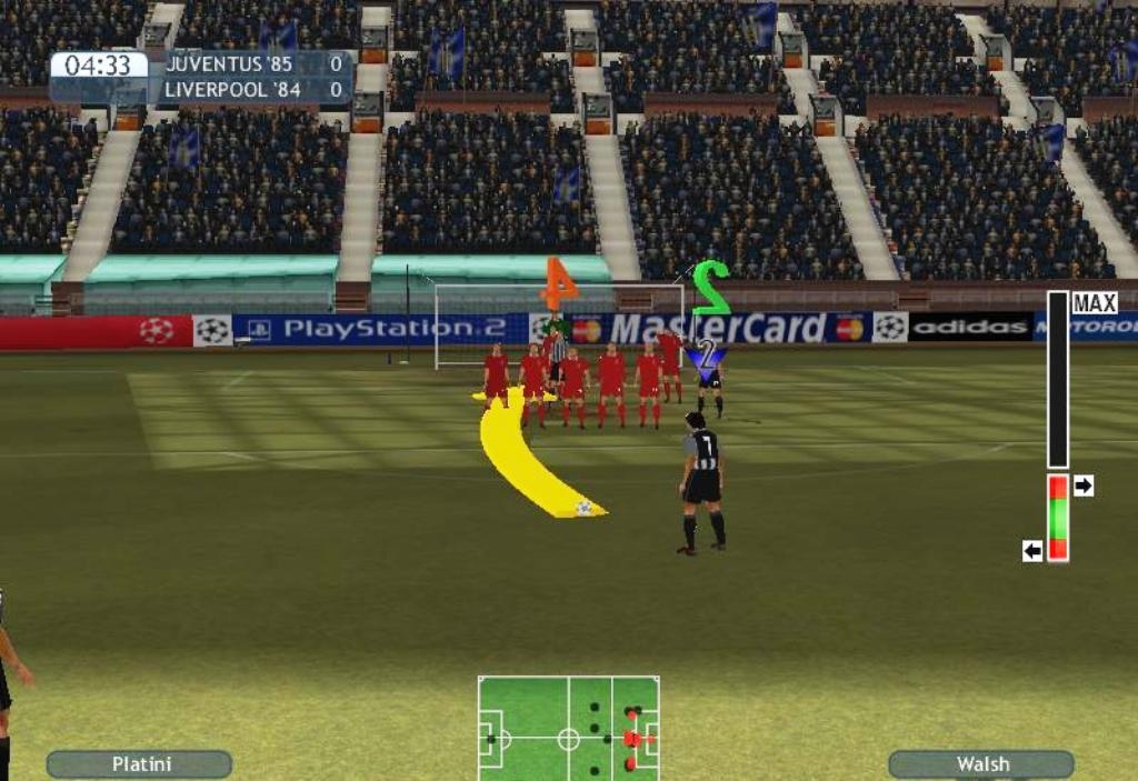 Скриншот из игры UEFA Champions League:Season 2001/2002 под номером 31