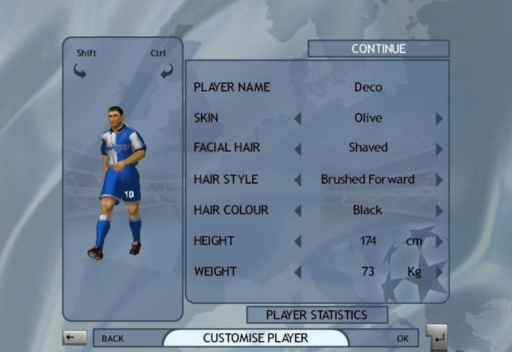 Скриншот из игры UEFA Champions League:Season 2001/2002 под номером 9