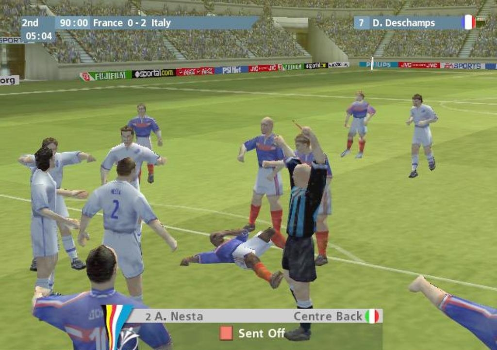 Скриншот из игры UEFA Euro 2000 под номером 1