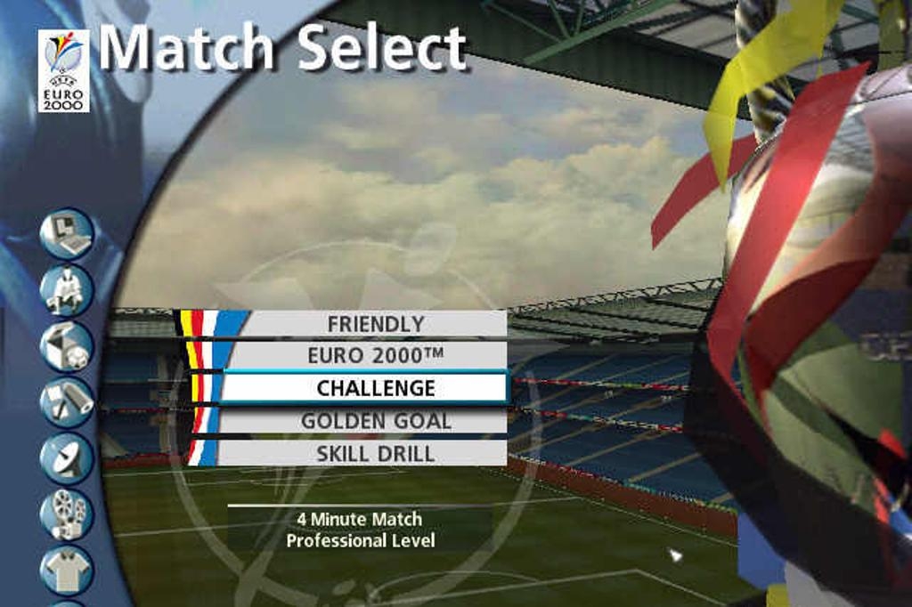 Скриншот из игры UEFA Euro 2000 под номером 12