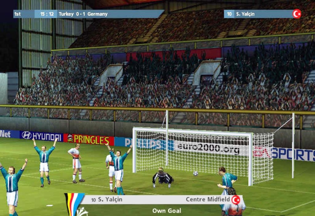 Скриншот из игры UEFA Euro 2000 под номером 16