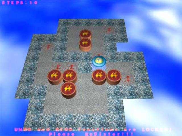 Скриншот из игры UFO Sokoban 3D под номером 2
