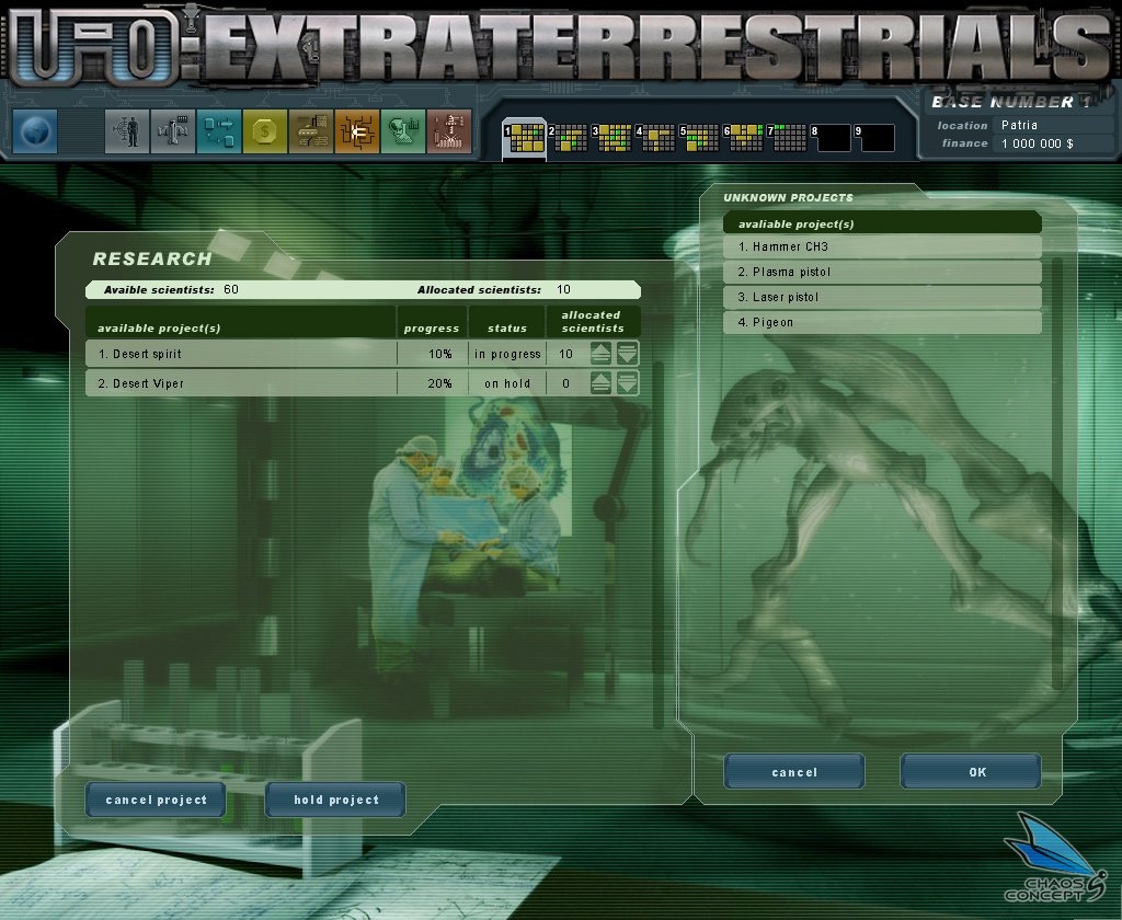 Скриншот из игры UFO: Extraterrestrials под номером 11