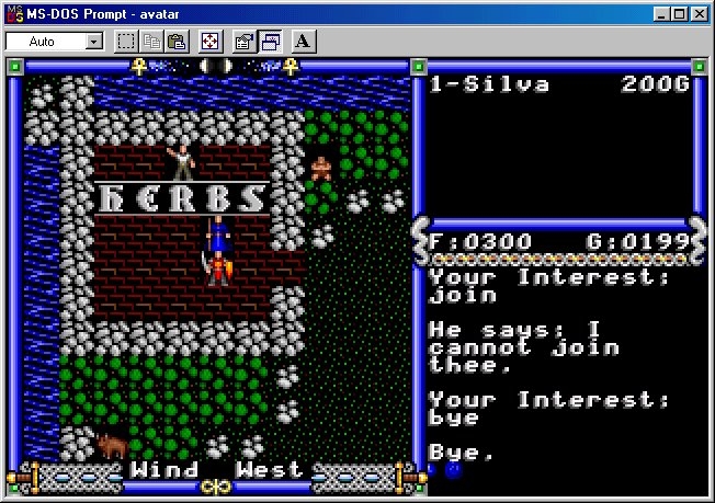 Скриншот из игры Ultima 4: Quest of the Avatar под номером 1