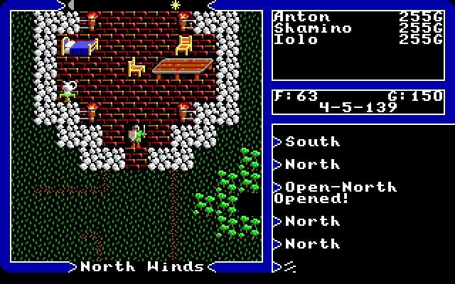 Скриншот из игры Ultima 5: Warriors of Destiny под номером 3