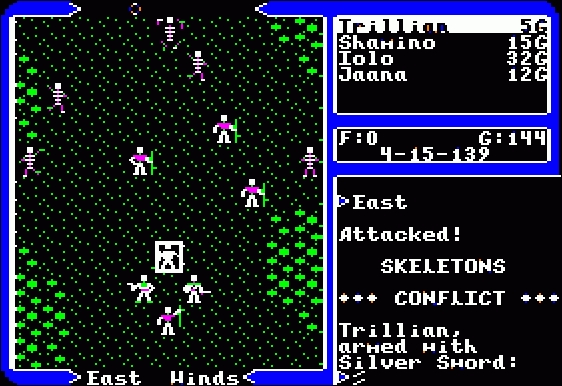 Скриншот из игры Ultima 5: Warriors of Destiny под номером 4
