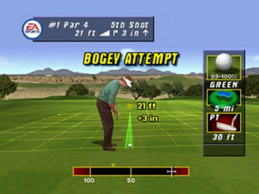 Скриншот из игры Tiger Woods PGA Tour 2001 под номером 13