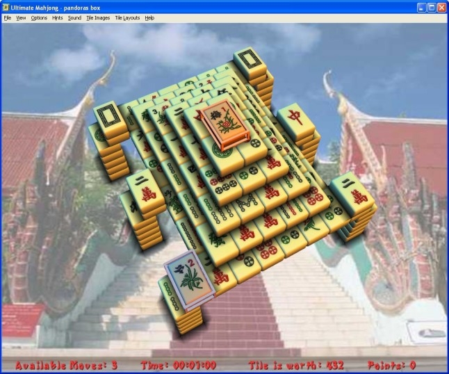 Скриншот из игры Ultimate Mahjongg под номером 2