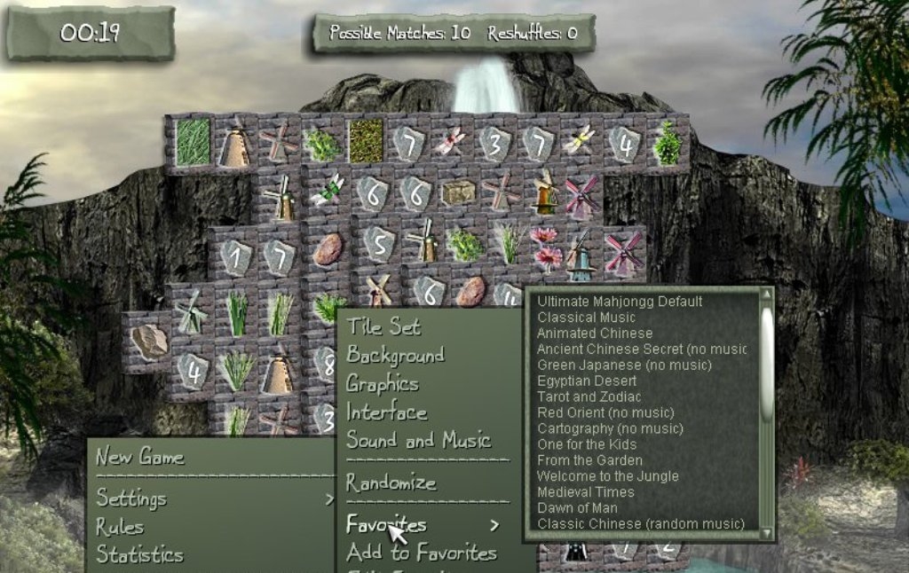 Скриншот из игры Ultimate Mahjongg 20 под номером 10