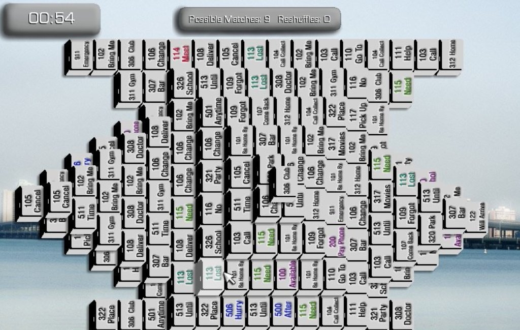 Скриншот из игры Ultimate Mahjongg 20 под номером 8