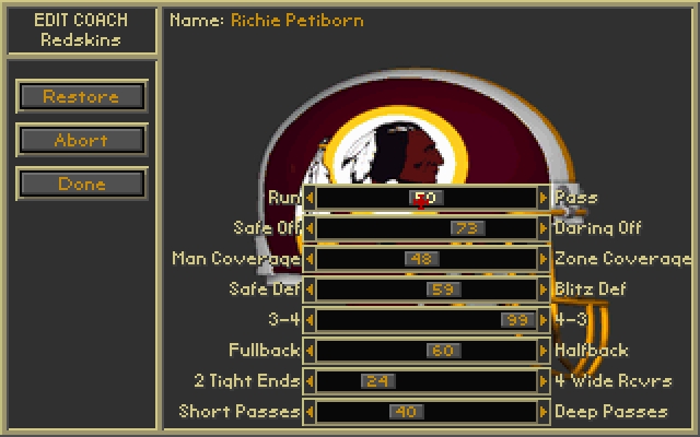Скриншот из игры Ultimate NFL Coaches Club Football 