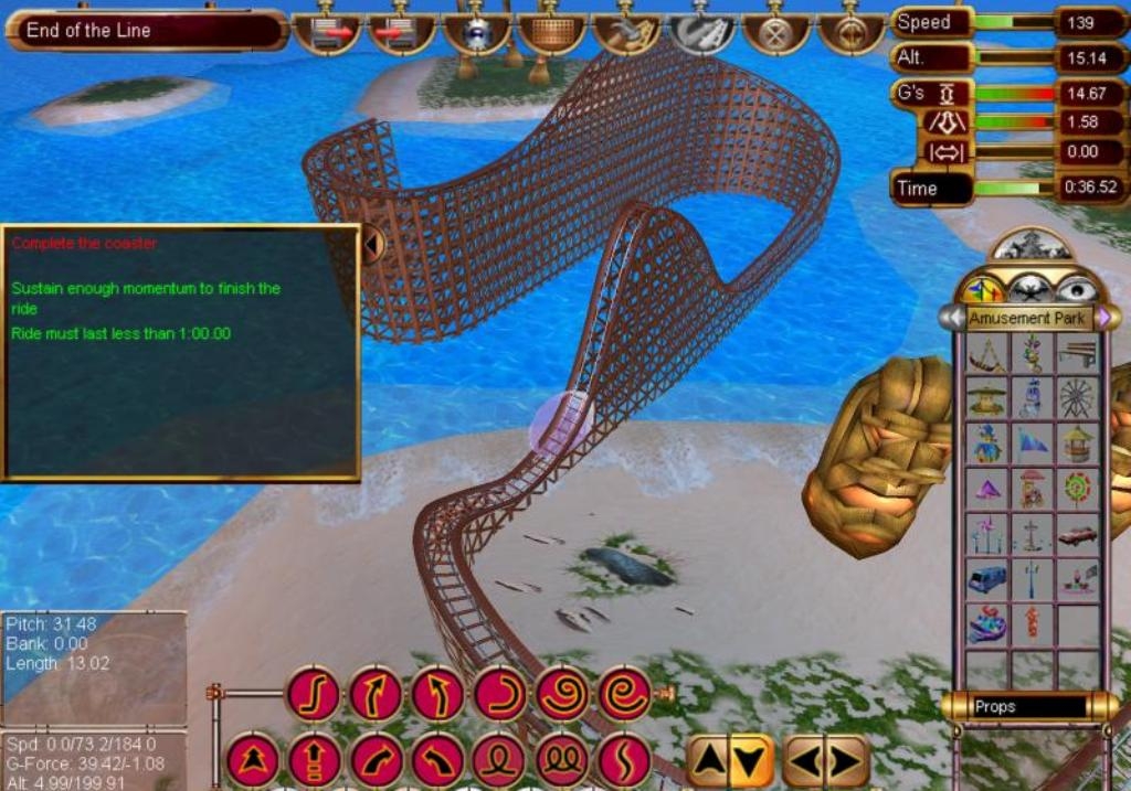 Скриншот из игры Ultimate Ride Coaster Deluxe под номером 11