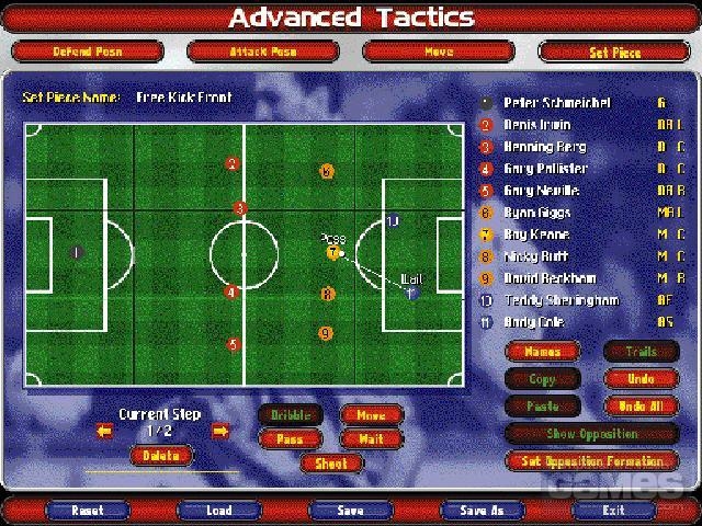 Скриншот из игры Ultimate Soccer Manager 98 под номером 2
