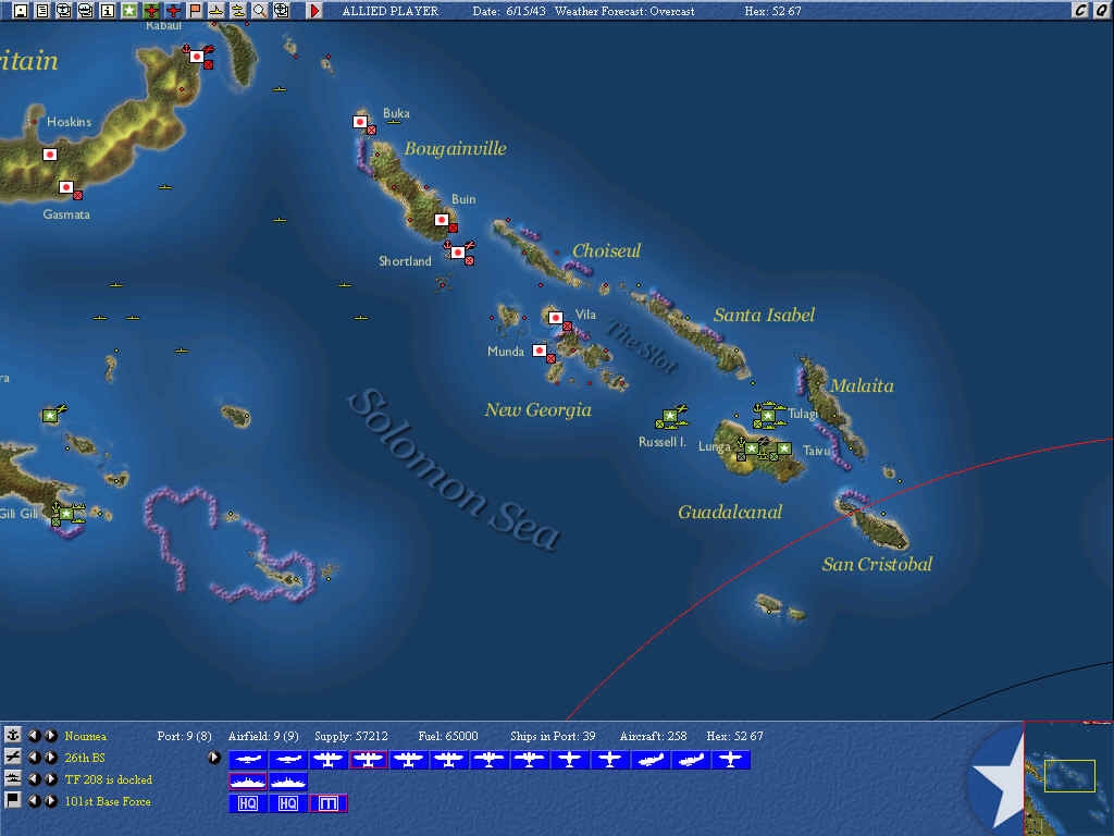Скриншот из игры Uncommon Valor: Campaign for the South Pacific под номером 2