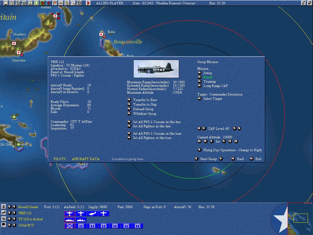 Скриншот из игры Uncommon Valor: Campaign for the South Pacific под номером 4