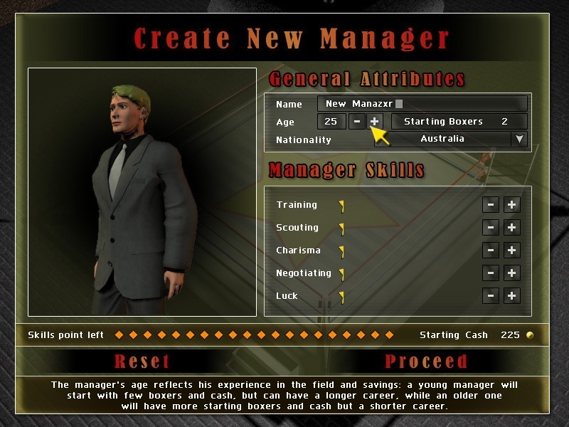 Скриншот из игры Universal Boxing Manager под номером 4
