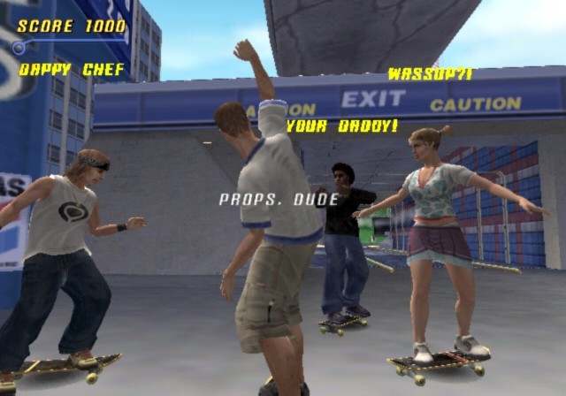 Скриншот из игры Tony Hawk