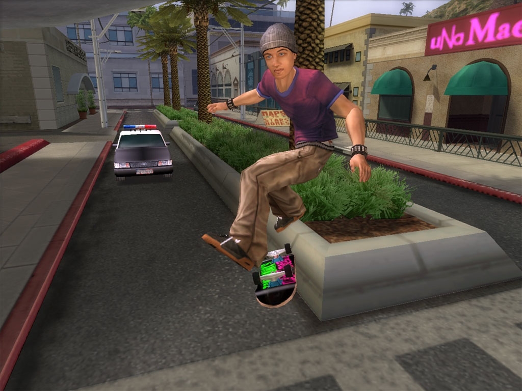 Скриншот из игры Tony Hawk