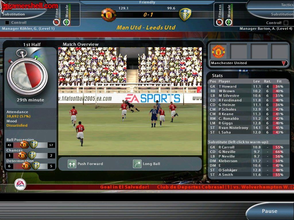 Скриншот из игры Total Club Manager 2005 под номером 12