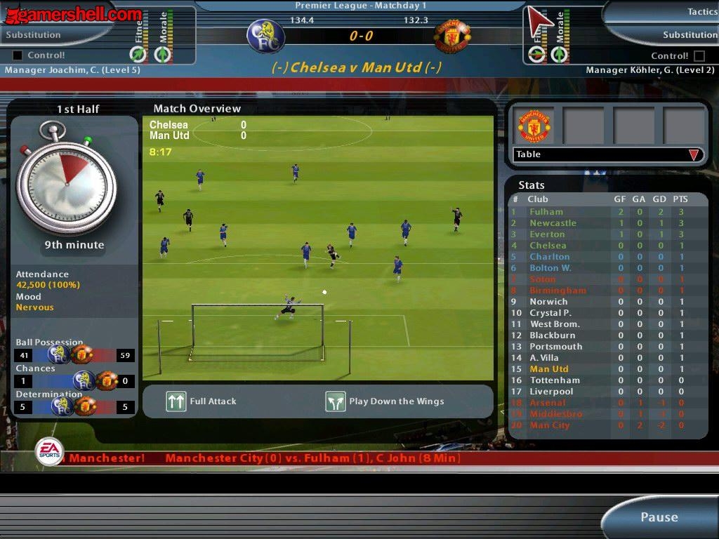 Скриншот из игры Total Club Manager 2005 под номером 15