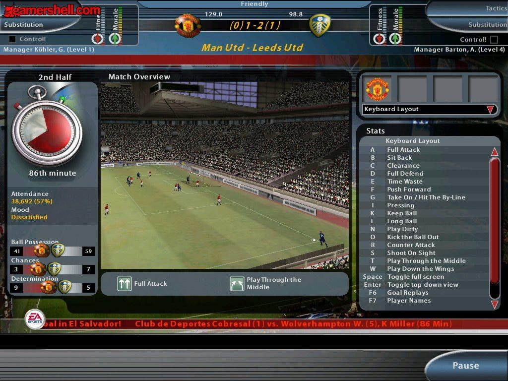 Скриншот из игры Total Club Manager 2005 под номером 20