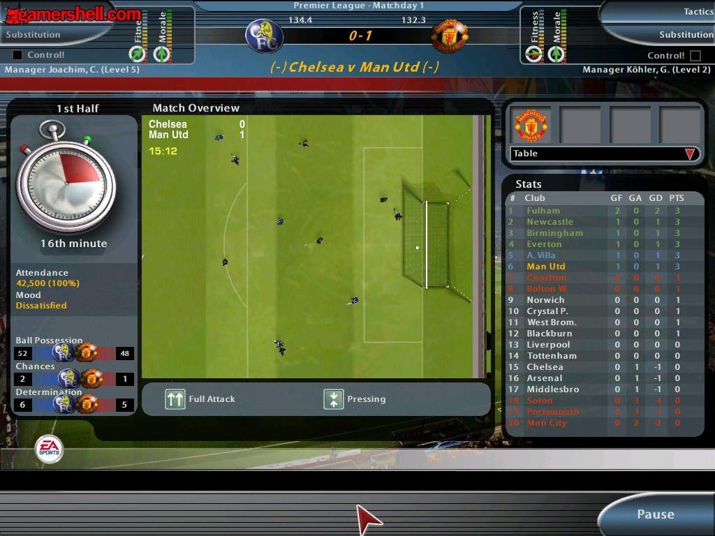 Скриншот из игры Total Club Manager 2005 под номером 21