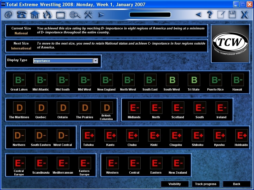 Скриншот из игры Total Extreme Wrestling 2008 под номером 3