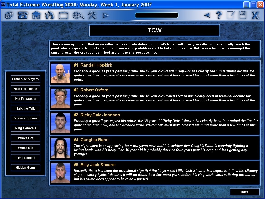 Скриншот из игры Total Extreme Wrestling 2008 под номером 4