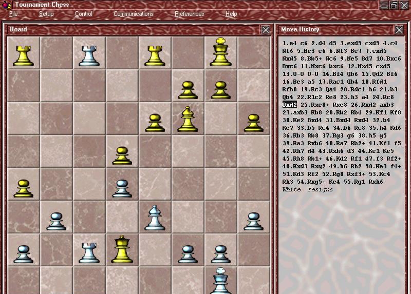 Скриншот из игры Tournament Chess под номером 3
