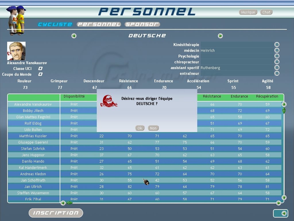 Скриншот из игры Cycling Manager 2 под номером 14