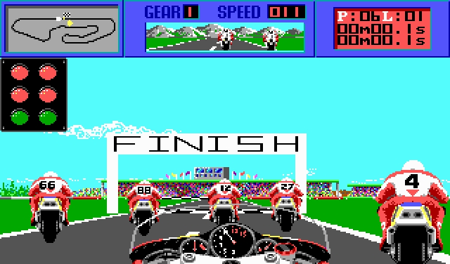 Скриншот из игры Cycles: International Grand Prix Racing, The под номером 12