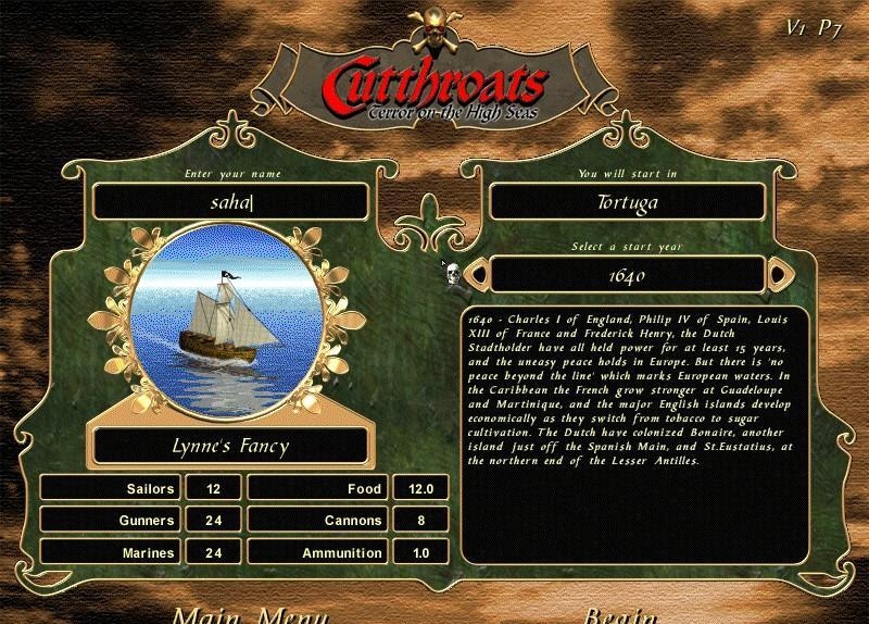 Скриншот из игры Cutthroats: Terror on the High Seas под номером 12