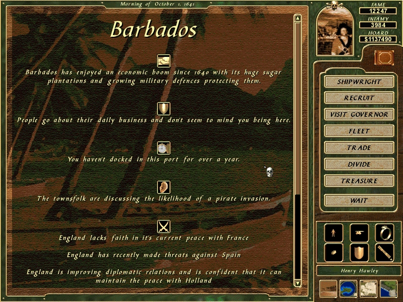 Скриншот из игры Cutthroats: Terror on the High Seas под номером 31