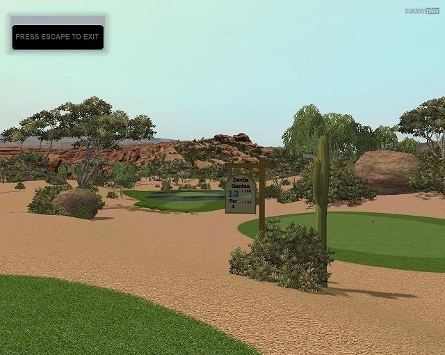 Скриншот из игры Customplay Golf под номером 3