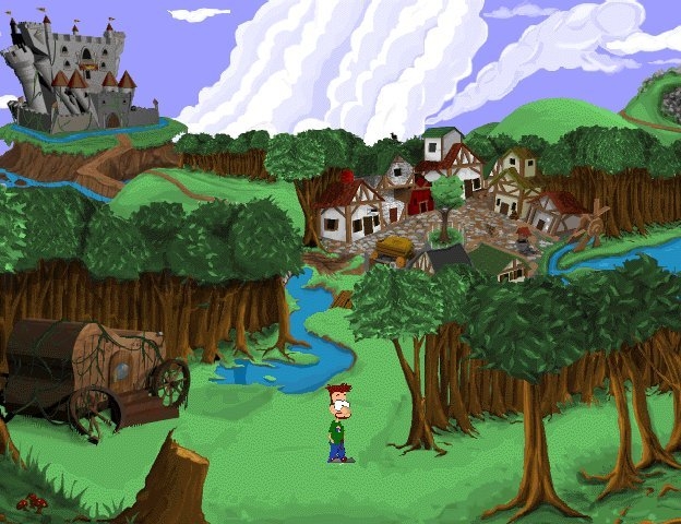 Скриншот из игры Curly