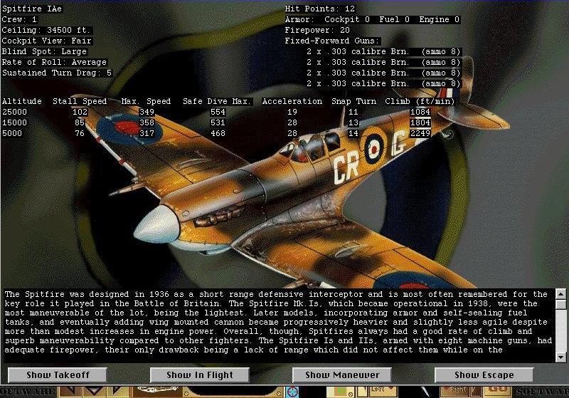 Скриншот из игры Achtung Spitfire! под номером 3