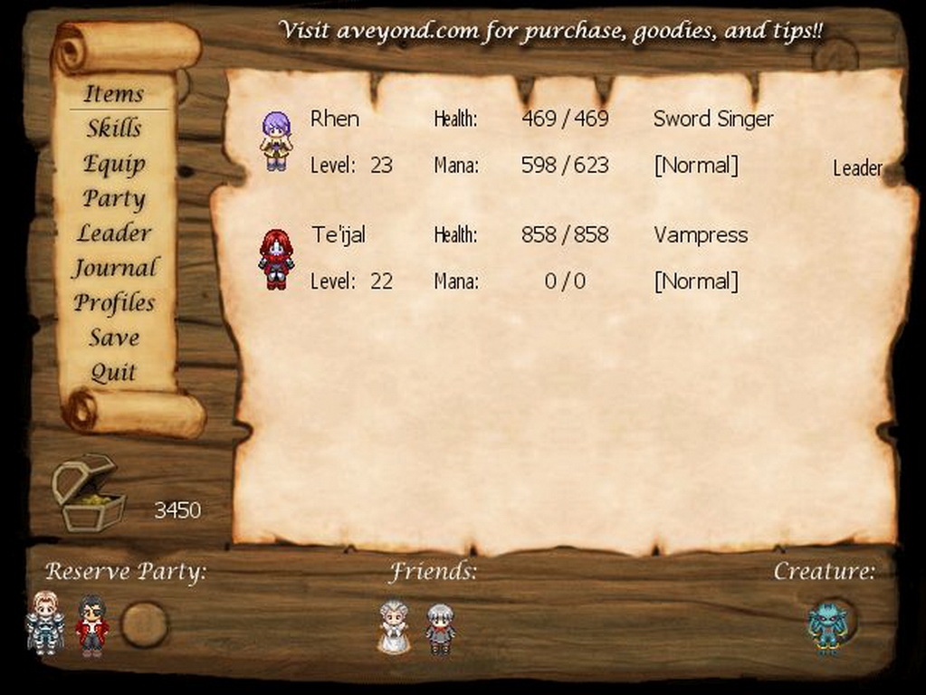Скриншот из игры Aveyond под номером 1