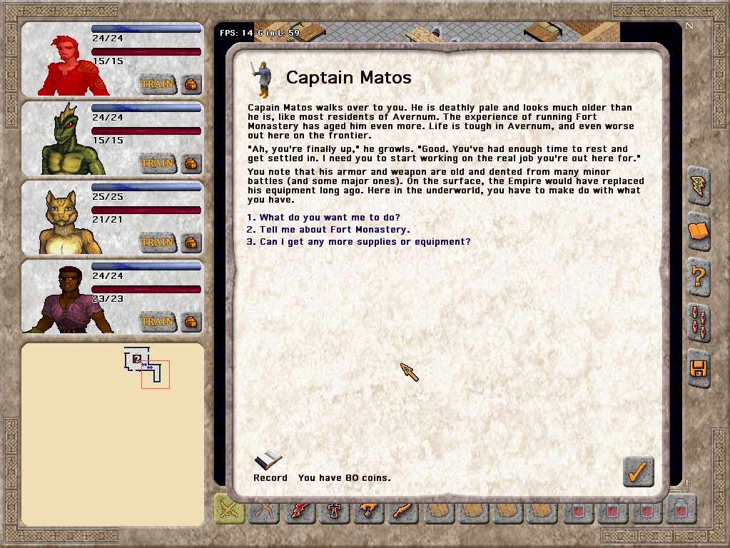 Скриншот из игры Avernum 4 под номером 1
